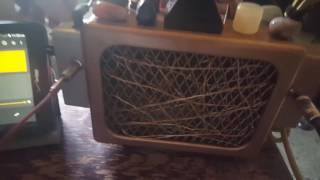 Wonder Box Mini using Police scanner for audio in reverse