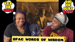 2Pac - Words Of Wisdom (Reaction) #2PAC #WORDSOFWISDOM #FACTS #THEGOAT #THEREACTIONBOX