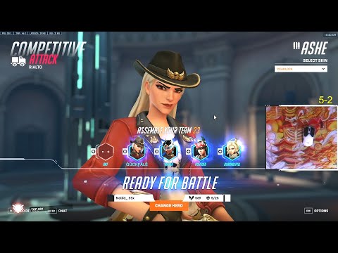 GALE is SHOWING HIS ASHE AND CASSIDY! [ OVERWATCH 2 TOP 500 SEASON 2 ]