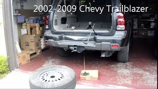 Chevrolet Trailblazer spare tire removal