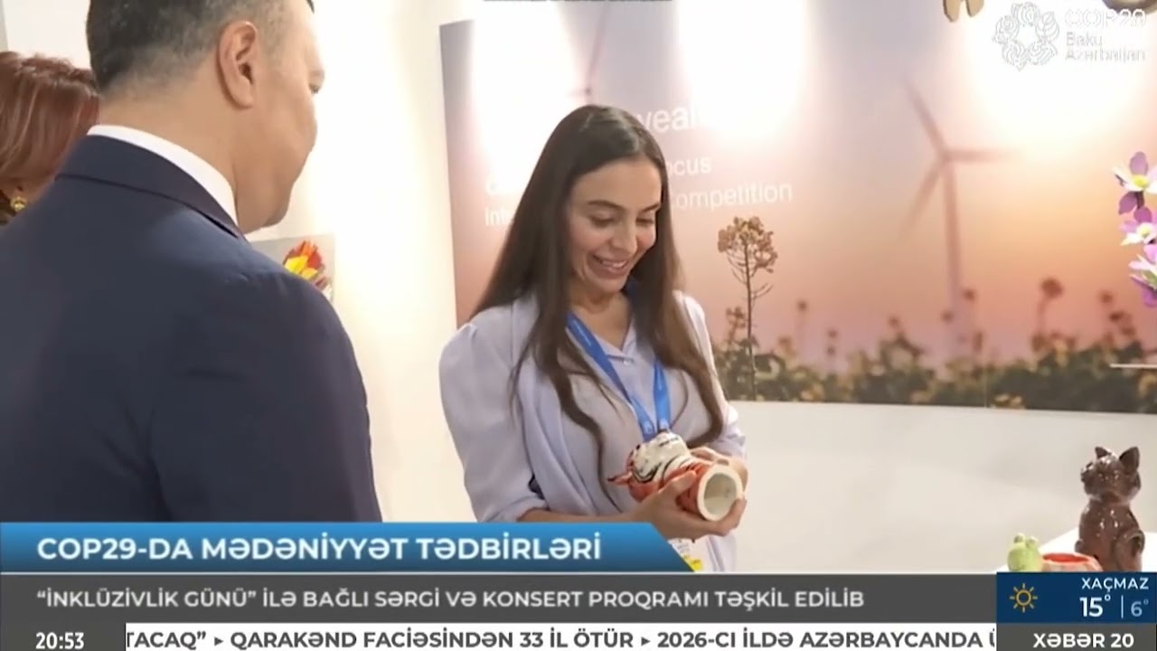 COP29-da keçirilən tədbirimizdən AZTV-nin süjeti