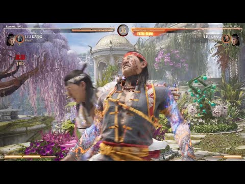 Sweaty Fire God Mirror Match... | MK1 Online Liu Kang KL