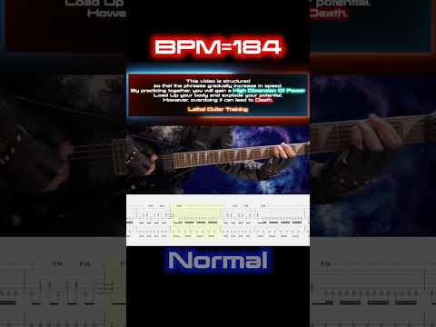 Metallica - Damage, Inc. #1【Guitar TAB | BPM 80→184】