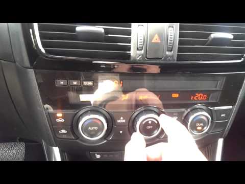 Mazda CX-5 interior review, блок климат-контроля