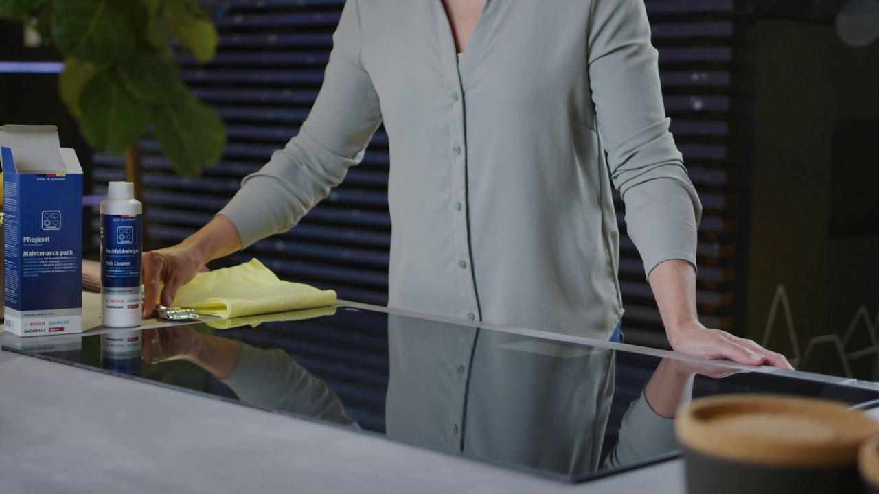How to: Reinigen glas van Siemens inductiekookplaat.