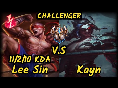 Gilius (LEE SIN) vs KAYN - 11/2/10 KDA JUNGLE CHALLENGER GAMEPLAY - EUW