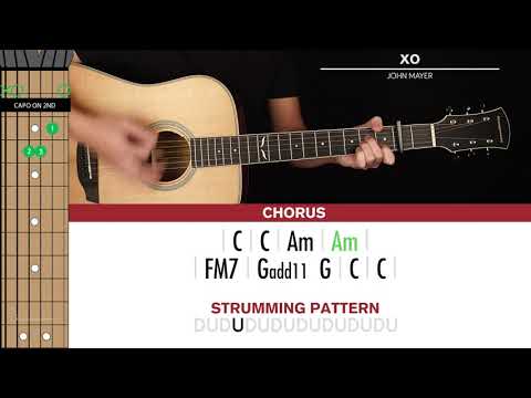 XO Guitar Cover John Mayer 🎸|Tabs + Chords|