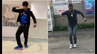Blueface Vs Ot Genasis Crip Walking Dance Off! Who C Walks Better?
