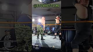ETU Wrestling VISCOUS CHAIR SHOT #RestStop203 ##reststopwrestling #deathmatch #deathmatchwrestling