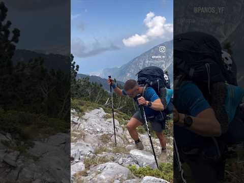 Hiking Mount Olympus - the “Kofto” path #olympos #hikers #trekking #outdoors #greektrails