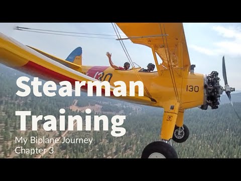 Stearman Biplane Training  #Biplane #Stearman #Stearmanbiplane #Pilottraining #Vintageaircraft