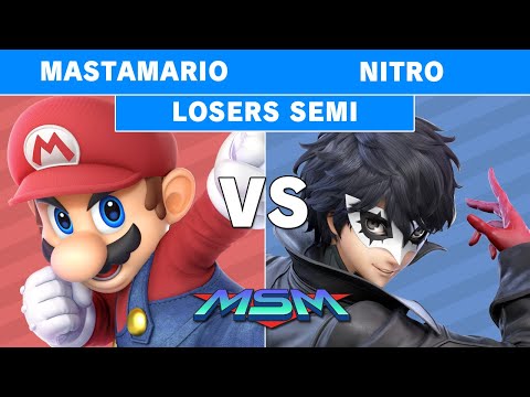 MSM 204 - POW | Mastamario (Mario) Vs Nitro (Joker) Losers Semi - Smash Ultimate