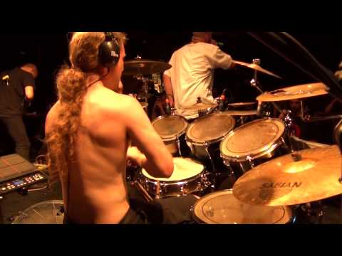 Archspire -Spencer Prewett - Drum Cam Ramona mainstage CA 5/22/15