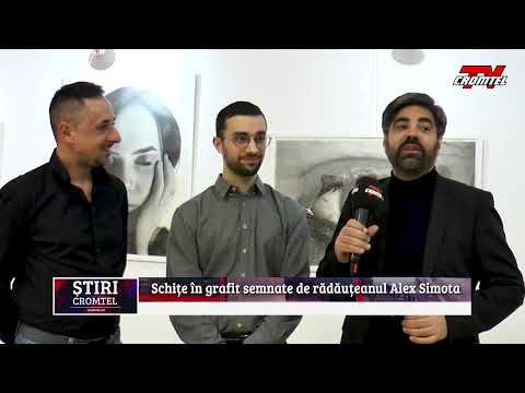 ȘTIRI CROMTEL TV - Expoziție caritabilă de schițe în grafit la Rădăuți