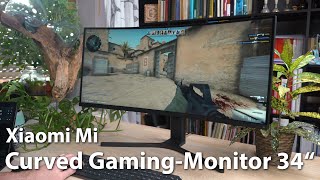 Video thumbnail for Xiaomi Mi Curved Gaming-Monitor 34" im Test - Der Günstigste Ultra-Wide Monitor mit 1440p & 144 Hz by Obli