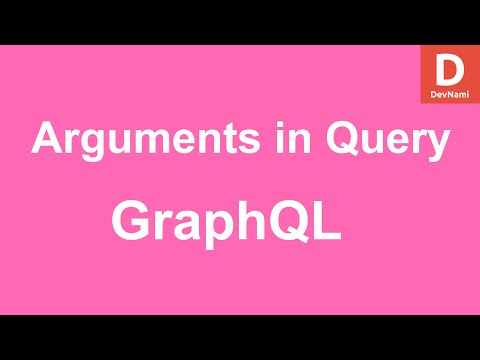 GraphQL How to use GraphQL Arguments in Query