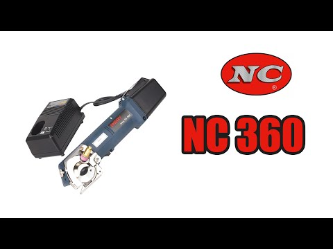 CORDLESS BATTERY OPERATED CARPET CUTTER (By NC Carpet Binding - Model NC 360)