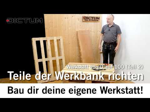 Build your own wooden workbench - Your workshop from 0 to 100: Part 2 #dictum