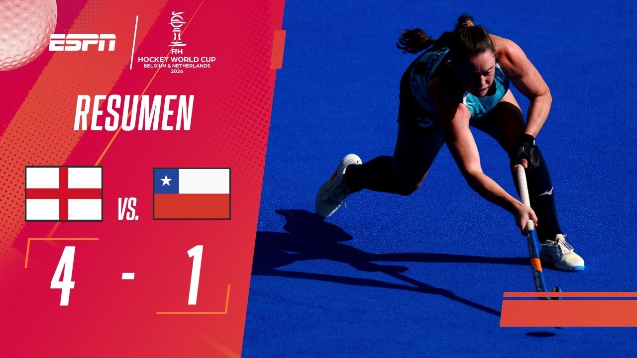 TRIUNFO INGLÉS ANTE LAS DIABLAS EN EL MUNDIAL FEMENINO DE HOCKEY | Inglaterra 4-1 Chile | RESUMEN