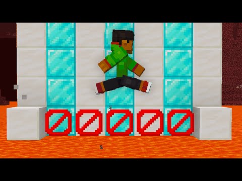 Minecraft: IMPOSSIBLE Parkour Trick 🤐