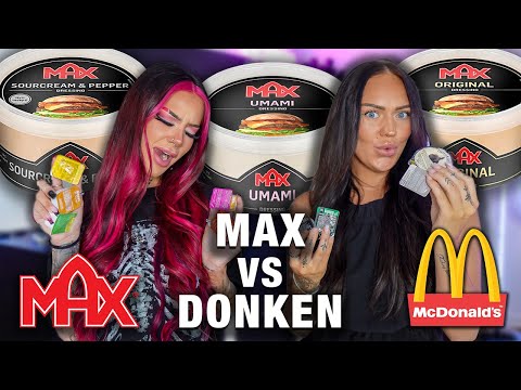 MAX VS MCDONALDS | TESTAR ALLA DIPPSÅSER PÅ MENYN
