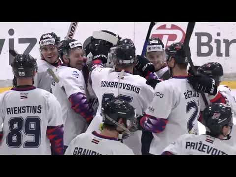 Optibet hokeja līga: HK Mogo/LSPA - HK Prizma/IHS. Spēles labākie momenti (31.10.2020)