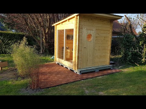 Garden sauna project! Our experiences, impressions, and a tour of the sauna after completion.