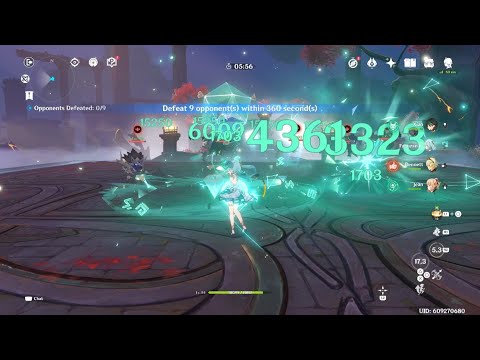 Genshin Impact C4 jean and c6 faruzan