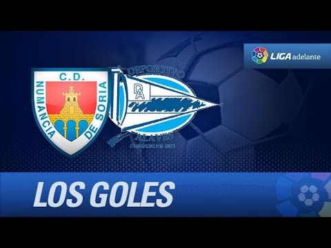 Todos los goles de CD Numancia (1-0) Deportivo Alavés