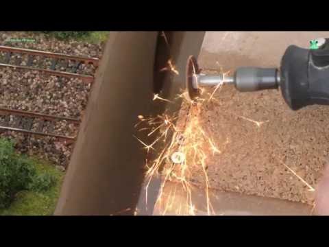 Modellbahn Spur N / 1:160 -  Teil 19 - Modul "Natur" No.1 Schienen verlegen und Signale aufstellen