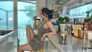 Жизнь городской девушки на острове🏡 | Дождливые дни в сельской местности и морская рыбалка 🎣