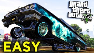 GTA 5 How To Put Hydraulics & Jump Your Lowrider Vehicles/Cars in GTA Online (LOWRIDERS DLC Update)