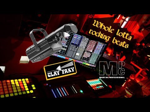 Martin M-PC Timecode with 4x Clay Paky Miniscan HPE