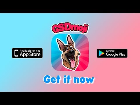 GSDmoji German Shepherd emojis Video