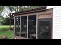 Golf course screened porch project.