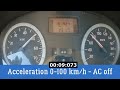 2007 Dacia Logan 1 4 MPI 75 HP Acceleration 0 100 Km H