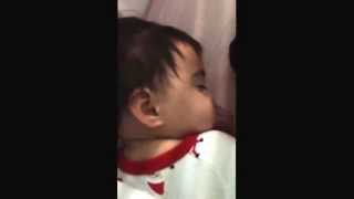 Rise &amp; shine! Cutest little sleeper &amp; riser ever! #babysnores #bedhead #millertwins #twins #sisters