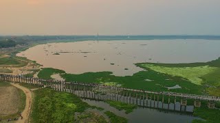 preview picture of video 'Myanmar - Mandalay U Bein Bridge'