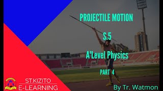 PROJECTILE MOTION part 4