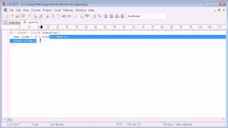 jQuery Tutorial - 84 - Adding to a dropdown menu