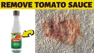 how to get tomato sauce and juice stains out of carpet - DIY tomato stain remover