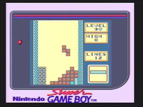 NINTENDO GAME BOY Tetris - "The Heart Difficulty" (hidden maximum Speed)