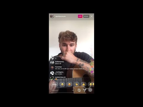 Dani Fernandez Instagram Live con Arde Bogotá (9-04-20)