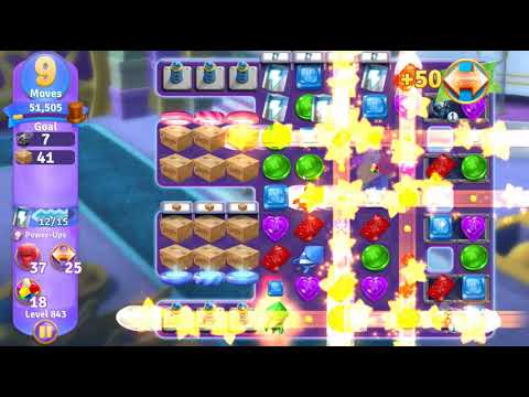 Wonka's World of Candy Level 843 NO BOOSTERS - A S GAMING ✔