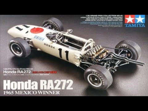 Thumbnail for Honda RA272 ‘65 Mexico GP Winner 1:20 Scale Tamiya #20043 -Model Kit Build & Review by Honda RA272