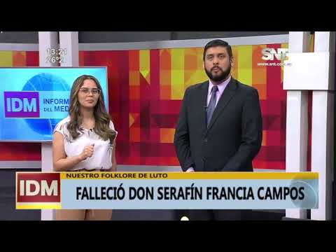 Falleció el maestro Serafín Francia Campos
