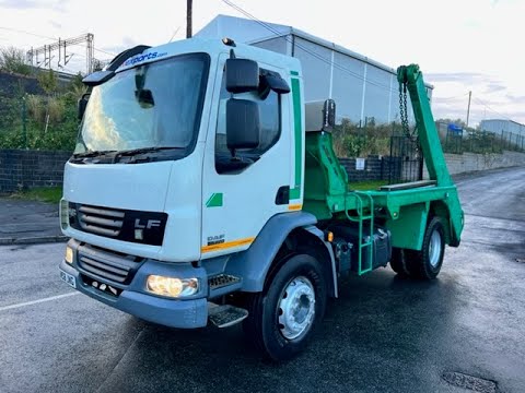 LM58 JWG - DAF LF55 220 4x2 Skip Loader | Law Truck Centre UK