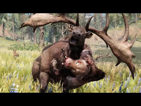 Bloodfang Sabretooth Vs All Animals - Far Cry Primal [4K 60 FPS Max Settings]