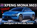 XPENG MONA M03 Lowest DragCoEfficiency EVER
