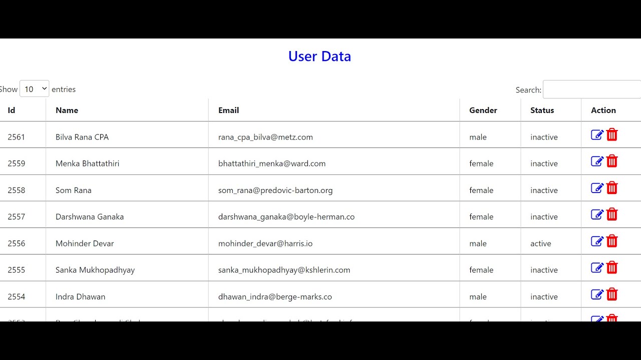 How to get API data using Python | Flask Rest API with Jinja & set in datatable